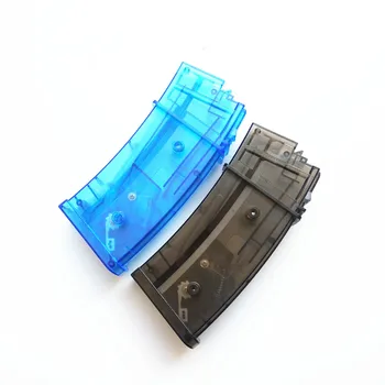 

Plastic Transparent Clear Black Blue Magazines for XWE G36 Xinweier Electric Burst Gel Blaster Out Door Sports Parts