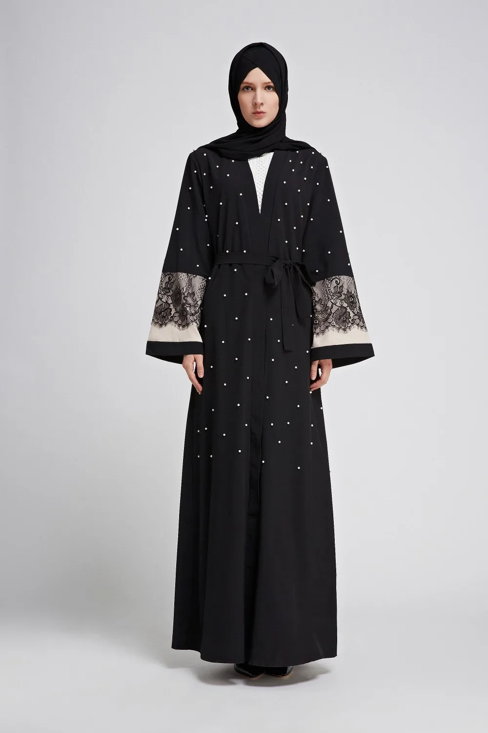 2018 Muslim clothing Dubai black Abaya kaftan dressin Islamic Clothing