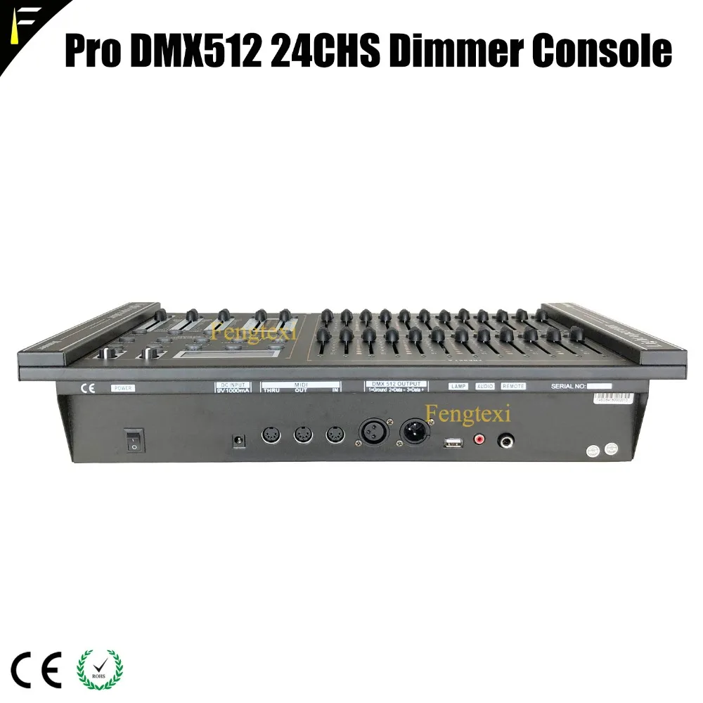Сценическое освещение 24 канала DMX 512 консоль с регулировкой яркости 24CH 48 полное