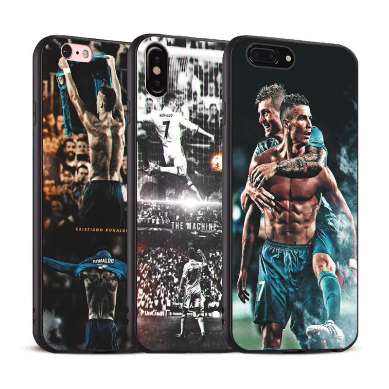 

Cristiano Ronaldo Coque Phone Case Soft Silicone Cover Shell For Apple iPhone 5 5s Se 6 6s 7 8 Plus X XR XS MAX