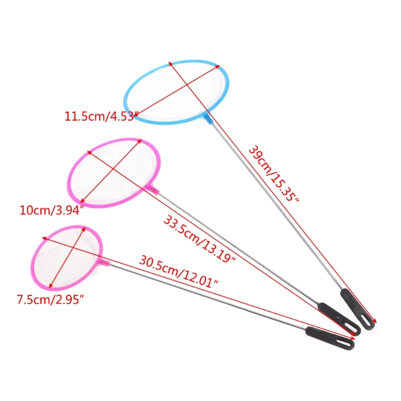 Рыболовная сеть, пластиковая круглая Толстая рыба, ловля креветок, для аквариума, магазин, инструменты, Прямая поставка