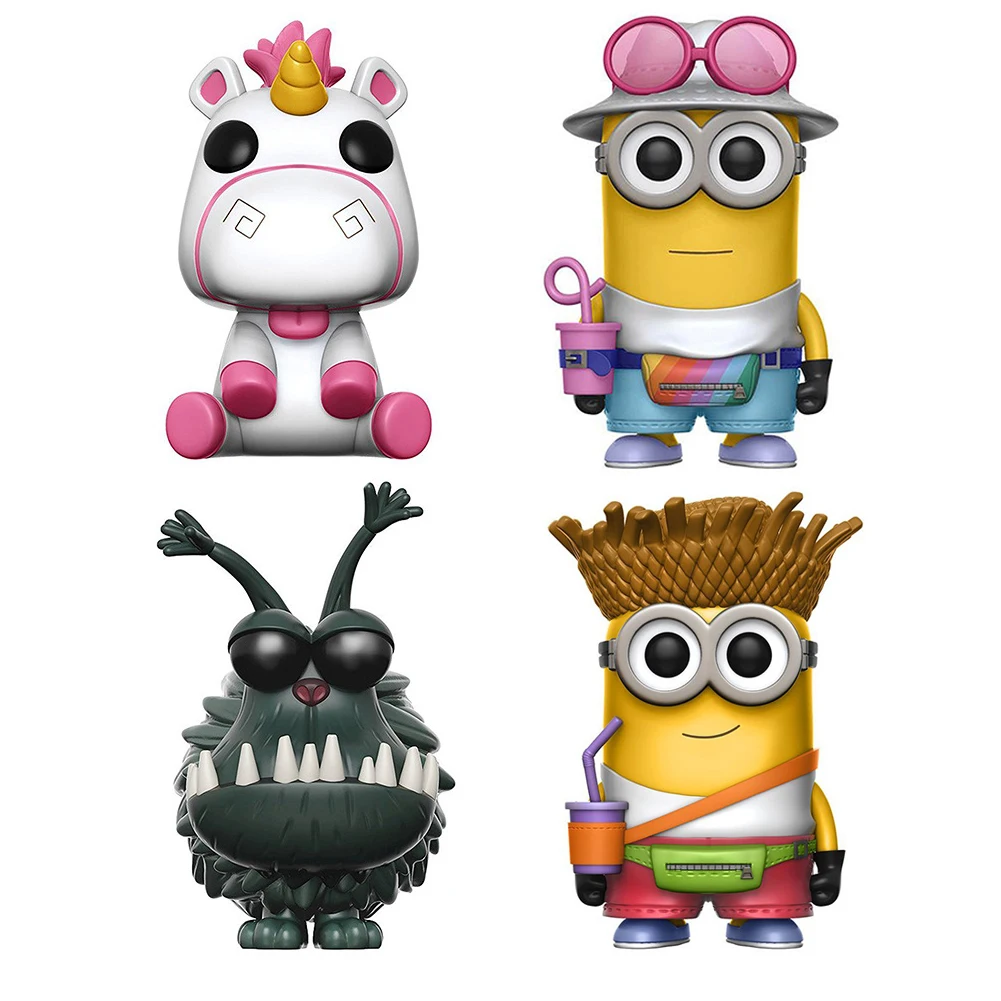 

Kawaii FLUFFY Unicorn & Dog KYLE & DAVE & JERRY AGNES 10cm Action Figure Model Collection Vinyl Toys