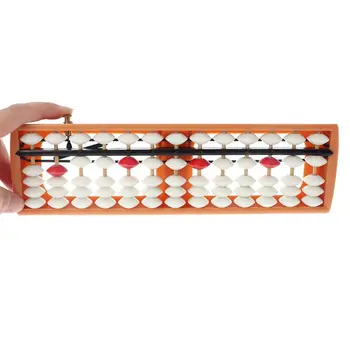 

13 Column Abacus Arithmetic Portable Number Counting Math Soroban Learning Tool