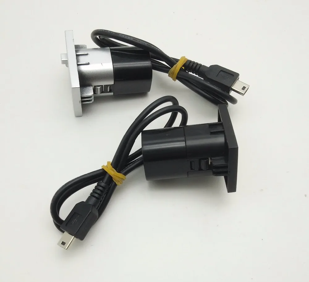 Автомобиль 2 в 1 aux+ USB слот для кнопки с мини-usb кабелем для Ford Focus 2009-2011