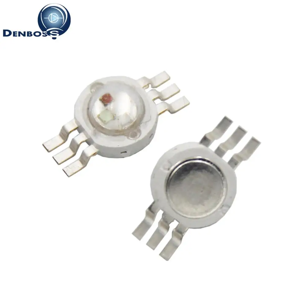 3 Вт 10 18 30 48 RGB cob led Epistar Genesis Высокий люмен Красный Зеленый Синий Регулируемый свет