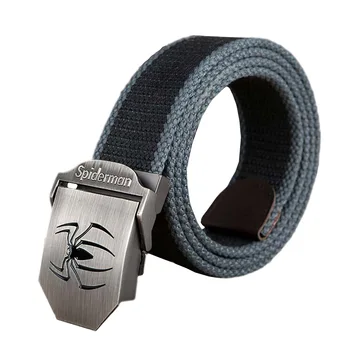 

Military Belt Outdoor Tactical Belt Men&Women High Quality Canvas Belts For Jeans Male Luxury Casual Straps Ceintures Spiderman