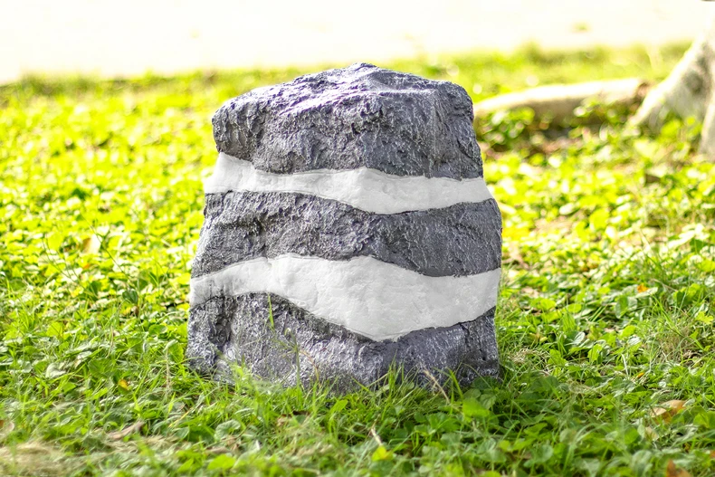 WECUS) Outdoor imitation stone lawn lamp, park imitation natural resin lamp, villa/garden light