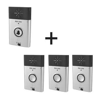 

300M Wireless Doorbell Voice Door Phone Chime Intercom Interphone Home Security Doorbell