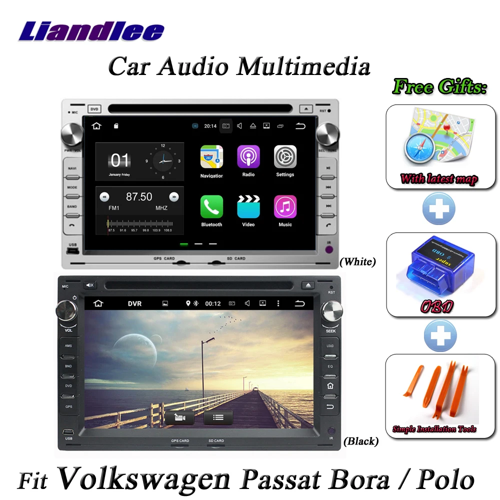 Cheap Liandlee Car Android System For Volkswagen Polo / Bora Radio CD DVD Player GPS Nav Navi Navigation BT TV HD Screen Multimedia 2