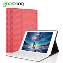 For iPad Air 2 1 Keyboard Case,Carbon Fiber PU Leather Smart Cover for iPad Air Case with Detachable Bluetooth Keyboard 9.7 inch