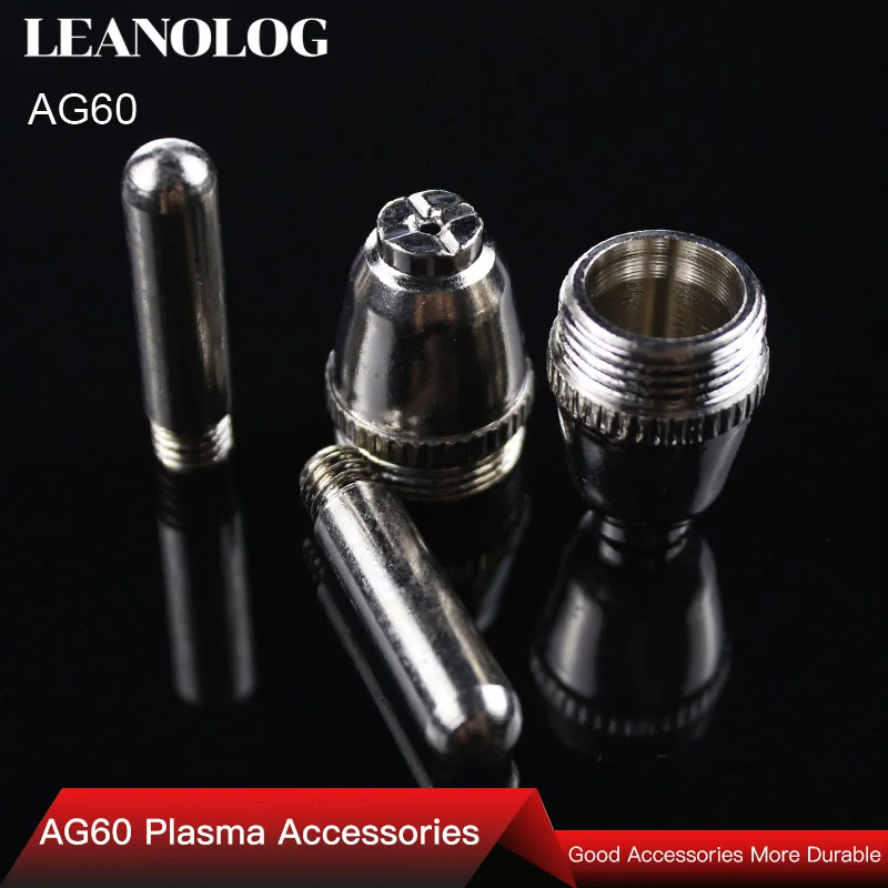 20PCS Air Plasma Cutter AG-60 Cutting Torch/Gun Head Consumable For CUT40/50/60A Accessories Tips Electrodes 20PCS Air Plasma Cutter AG-60 Cutting Torch/Gun Head Consumable For CUT40/50/60A Accessories Tips Electrodes