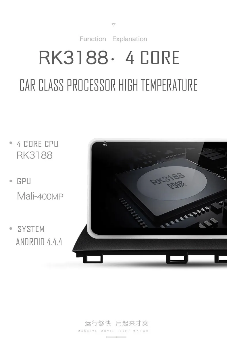 Cheap DLC android navigation system multifunction car audio GPS  video system 4 core 10.3 inch bluetooth For Mazda 6 2017-2018 7