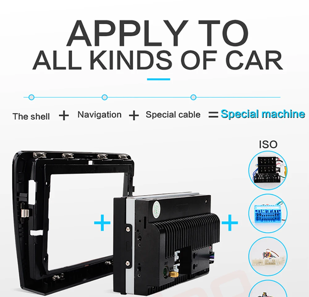 Best 2 Din Android Universal Car DVD Player GPS Navigation Map WIFI BT Radio Player Multimedia For Honda Nissan BYD TOYOTA KIA 6