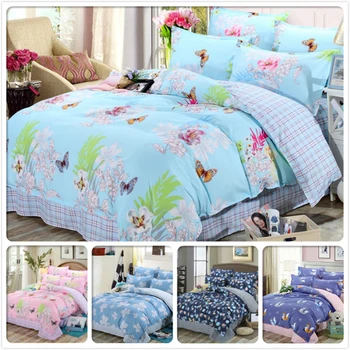 

Plaid AB Side Duvet Cover 3/4 pcs Bedding Set Full King Queen Twin Single Size Bed Linen 150x200 200x230 220x240 Cotton Bedlinen