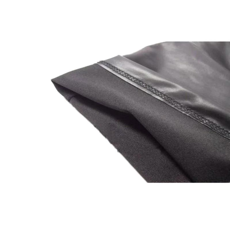 Casual Black Faux Leather Shorts Sexy Women Short Stretch Leather Summer Shorts For Spring Autumn Girl Female 2018 Shorts