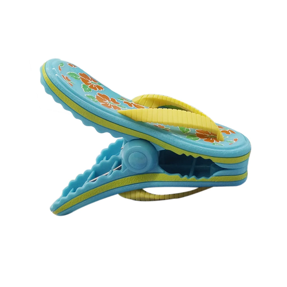 Creative Watermelon Slipper Parrot Plastic Clip Newest Cute Sun Lounger Beach Towel Wind Clips Sunbed Pegs Pool Towel Clamp - Цвет: 1