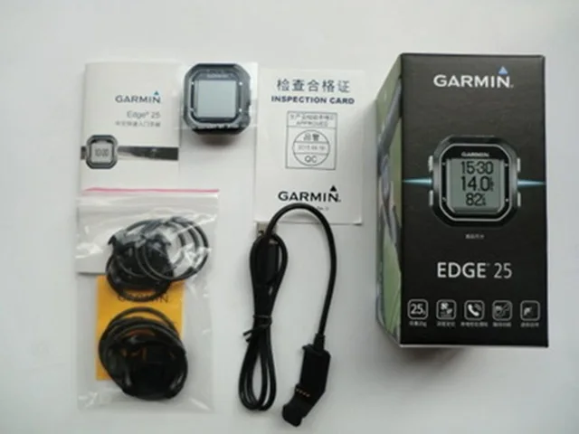 Garmin Edge 25 Велоспорт gps комплект, чехол и защита экрана/HRM/скорость и датчик Каденции/кронштейн крепление простой в использовании компьютер - Цвет: GPS Only