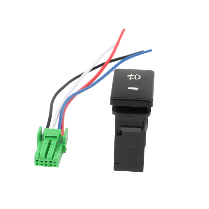 

DC12V Black ABS Rear Fog light Push Switch 4 Wire Button For Toyota Camry Prius Corolla