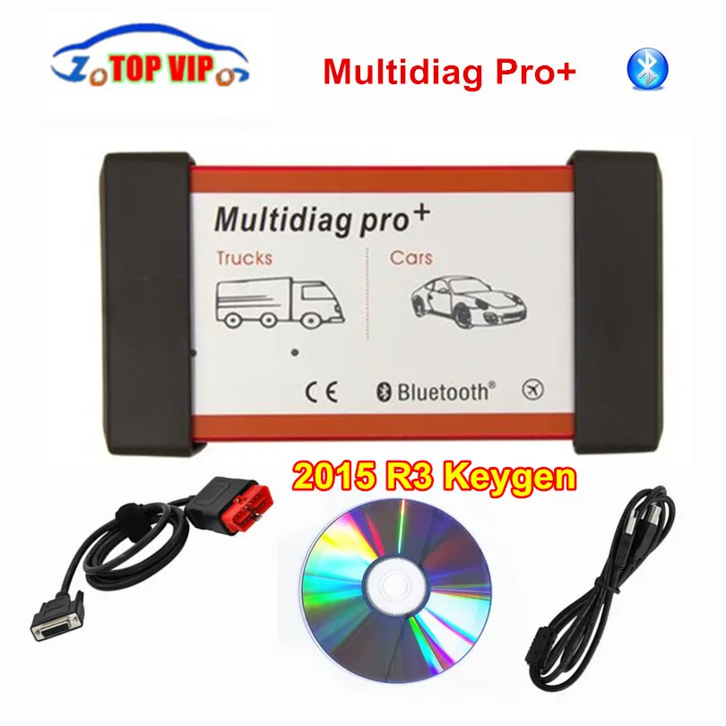 

5pcs DHL Free! 2018 Newly Multidiag Pro 2016.00 Bluetooth Car Diagnostic Tool Software 2015 R3 Multi Diag TCS CDP Auto Scanner
