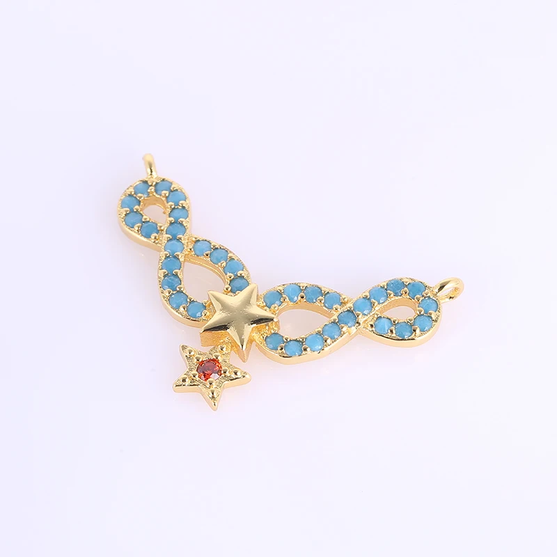 Ketting 2 звезды бесконечности пасьянс подвески для женщин diy Ожерелье Браслеты