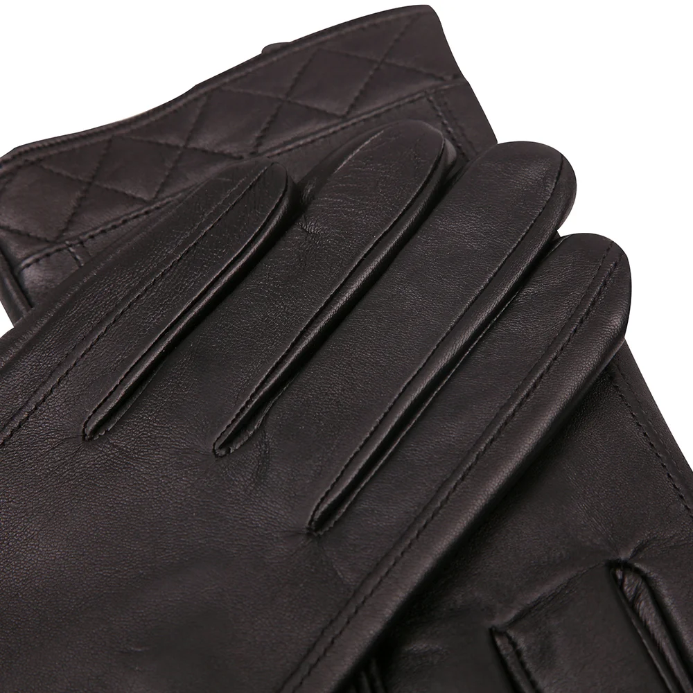 Leather Gloves Man Winter Keep Warm Thicken Plus Velvet Business Driving Motorcycle Touchscreen Sheepskin Gloves Male M18006NC