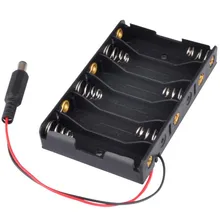 #Special Offers 150pcs/lot MasterFire 9V 6 Slots AA Battery Case Cover Storage Box Holder For 6 X AA Battery With DC 2.1 Power Jack For Arduino #Special Offers 150pcs/lot MasterFire 9V 6 Slots AA Battery Case Cover Storage Box Holder For 6 X AA Battery With DC 2.1 Power Jack For Arduino
