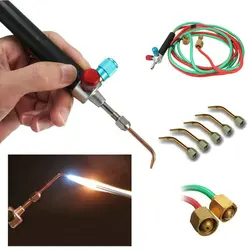 Micro torche de soudage, petite torche de forgerons, Oxy Propane, bijoux, soudure d'or avec 5 pointes pour or et argent 