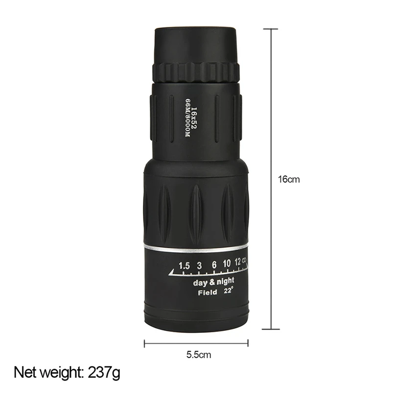New Camping equipment Seiko Telescope Super High Power 16X52 Portable HD OPTICS Night Vision Monocular Telescope #4DC10 (3)