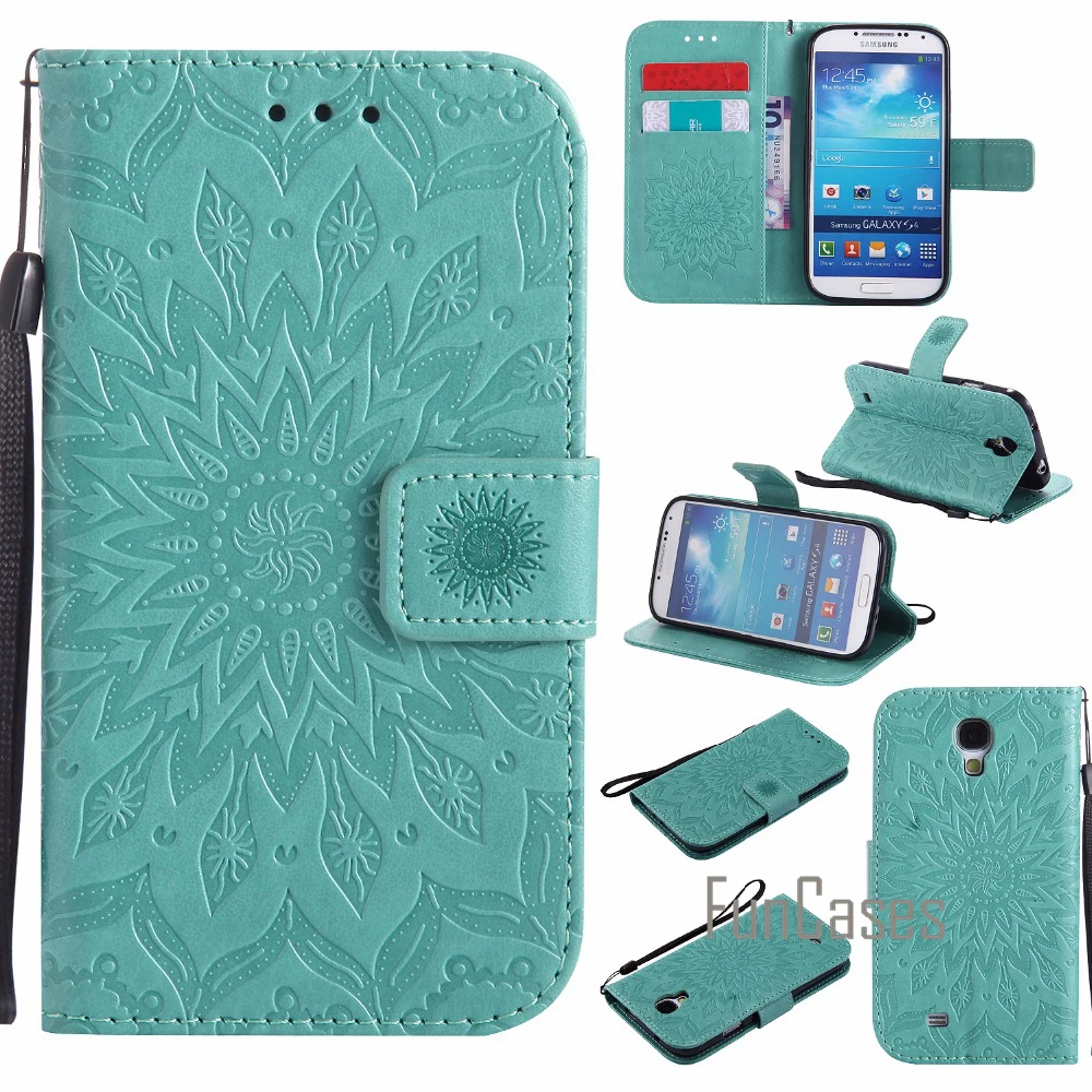 

Luxury Flower Embossed Case sFor fundas Samsung Galaxy S3 S4 S5 Case sFor coque Galaxy S3 Neo i9300i GT-i9301 Case +Card Holders