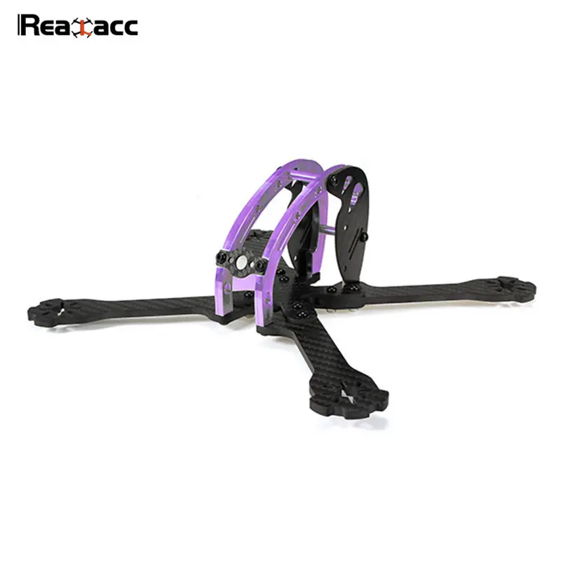 

Original Realacc D215 215mm Purple Edition Carbon Fiber 4mm Arm X Type Frame Kir 5V 12V PDB Board For RC Toys Multicopter Motor