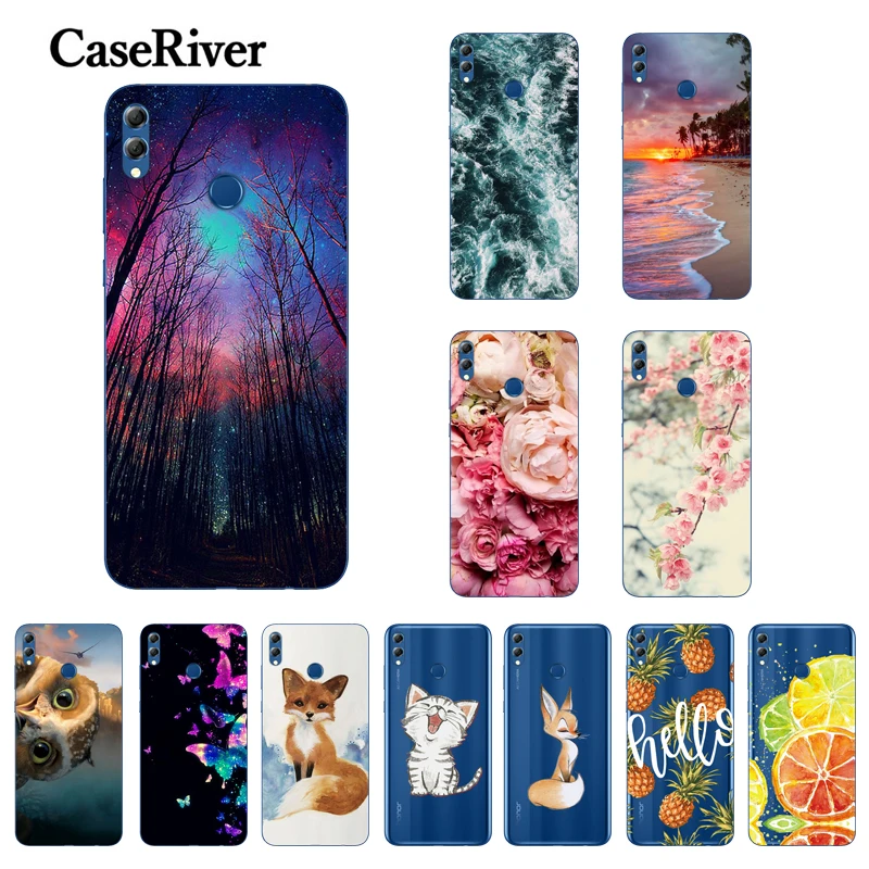 Case For Huawei Honor 8X Phone Soft TPU Back Cover 8 X Silicon Cases Protective Coque Honor8x Funda | Мобильные телефоны и