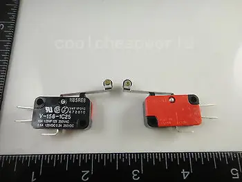 

20pcs V-156-1C25 MICRO SWITCH SPDT HINGE ROLLER LEVER 15A