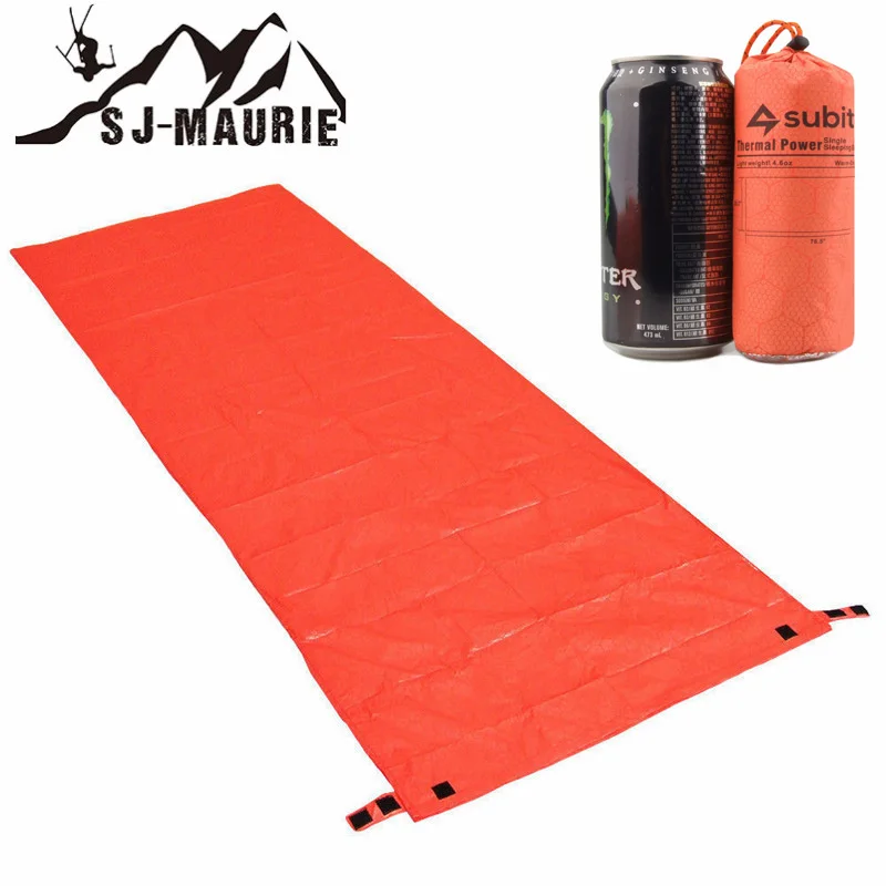 

Ultralight Camping Hiking Climbing Single Sleeping Bag Warm Wild Emergency Protection Single Sleeping Bag Camp Accessories