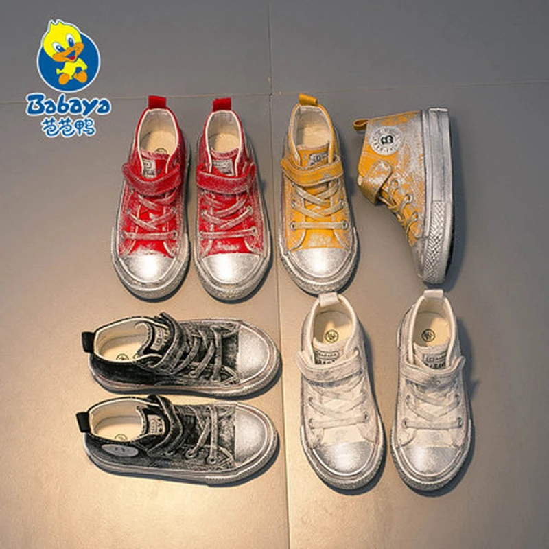 Детская обувь; кроссовки для девочек; коллекция года; сезон весна-осень; яркие цвета; на шнуровке; Детская текстильная обувь для мальчиков; Высокая белая детская обувь для девочек