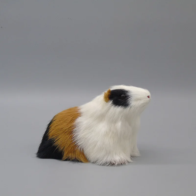 

simulation Domesticated Guinea Pig model polyethylene&fur prop 14x8x9cm handicraft home decoration gift b1818