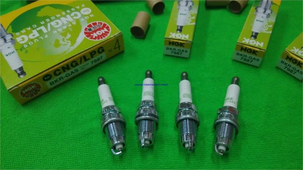 For CNG LPG natural gas engine,NGK nickel copper spark plug BKR GAS