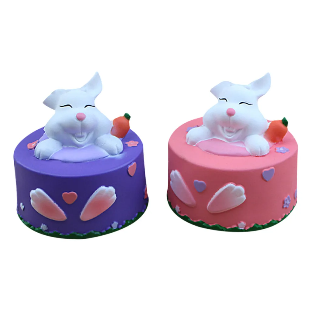 2019 милый кролик торт снятие стресса Ароматические супер замедлить рост дети Squeeze Toy 19Mar05 P35