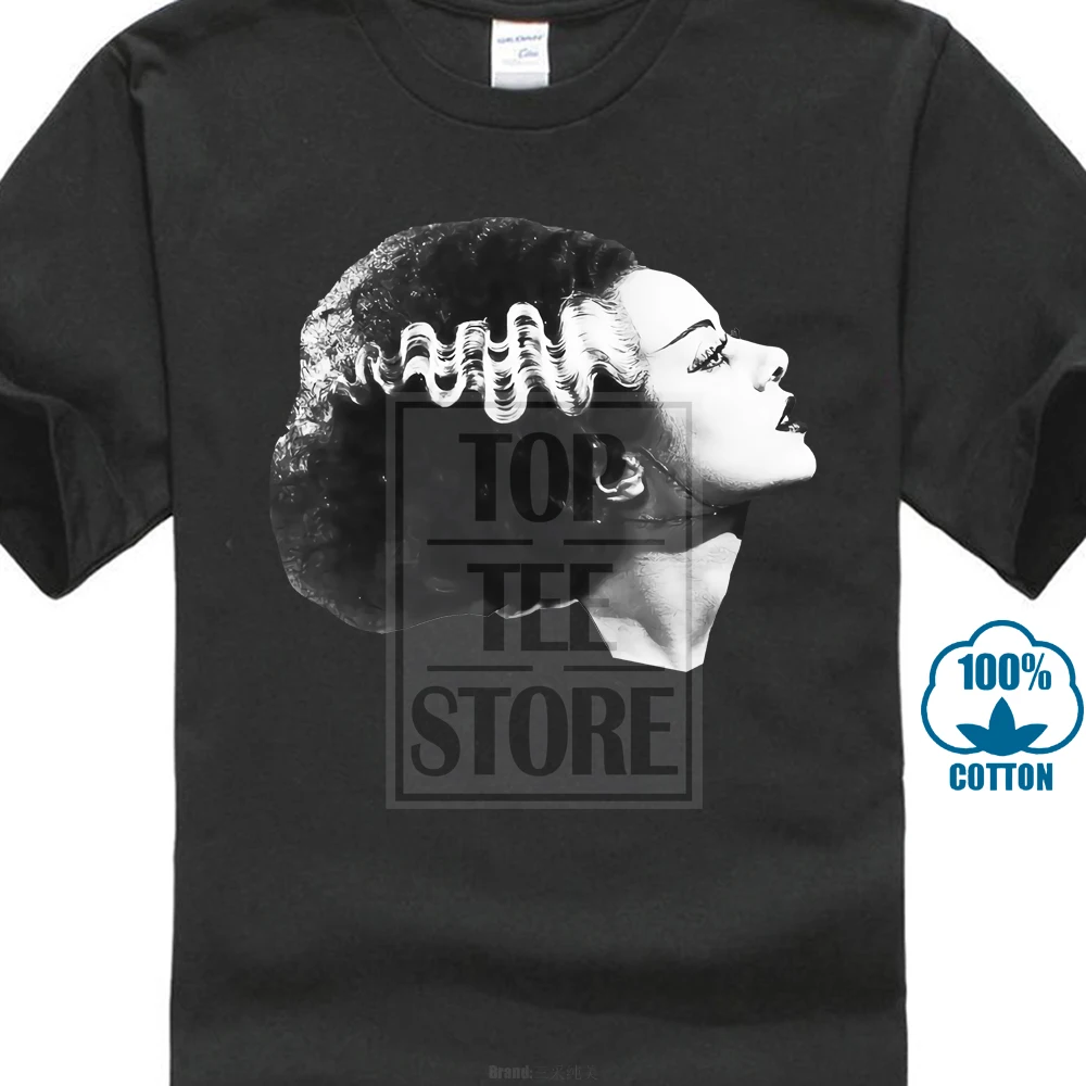 

Bride Of Frankenstein T Shirt Classic Cult Horror Movie Film Halloween