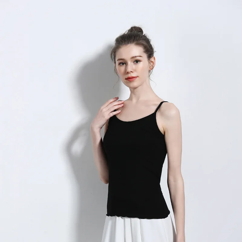 

Europe and the United States new sexy vest top women's solid color knitted V-neck women's vest long coat fitness waist vest