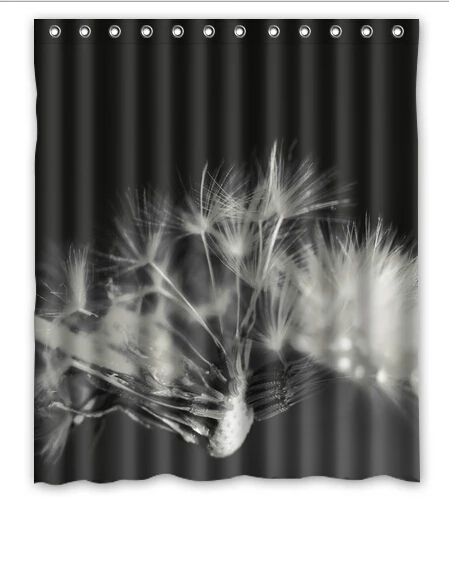 Beautiful Dandelion 12 holes Shower Curtain Decorate Your Bathroom | Дом и сад