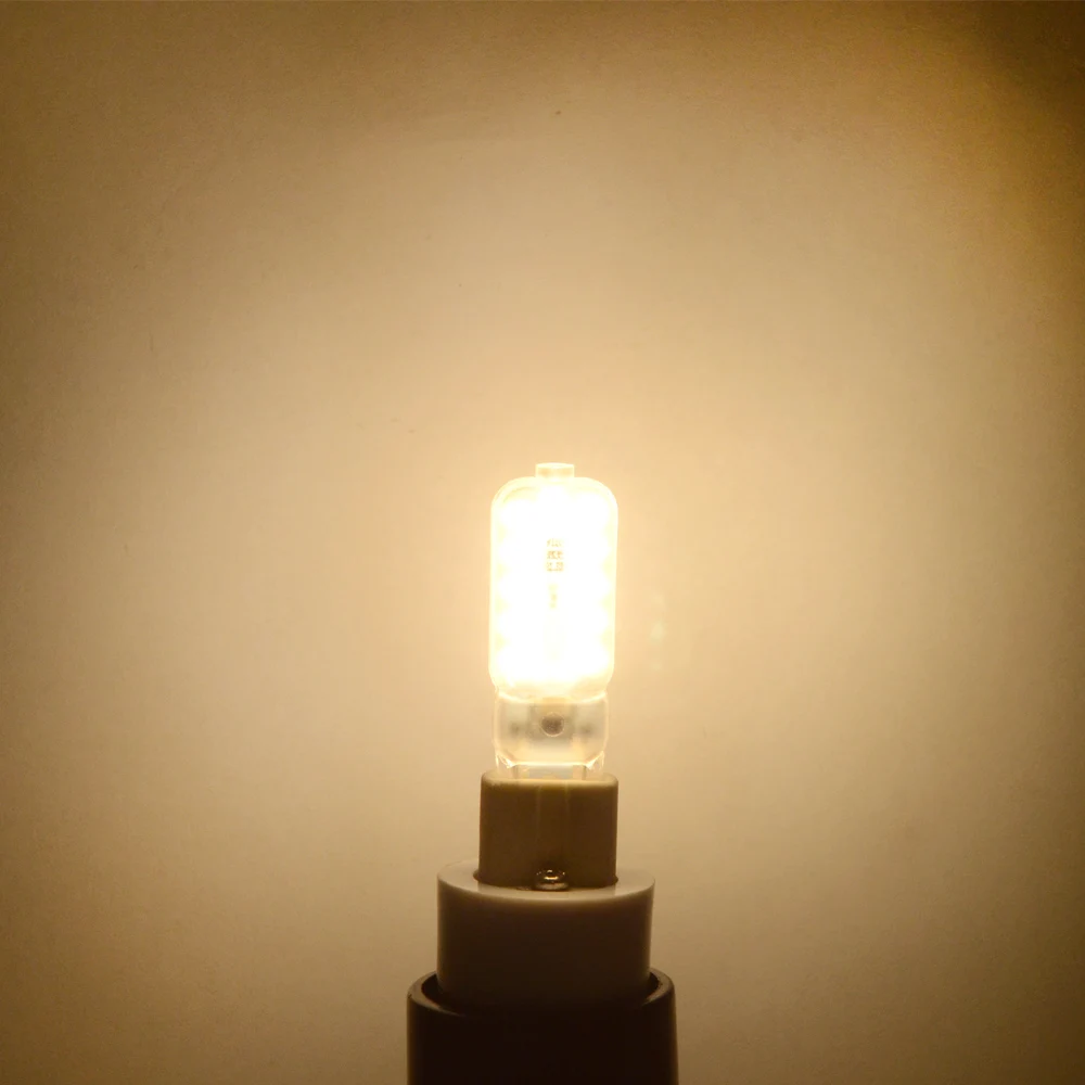 1 шт. G9 Светодиодная лампа 3 Вт 5 2835 SMD 120 В с регулируемой яркостью лампочка