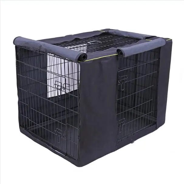 Pet Dog Cages Cover Waterproof Non slip Solid Extra Kennel Cage Cover