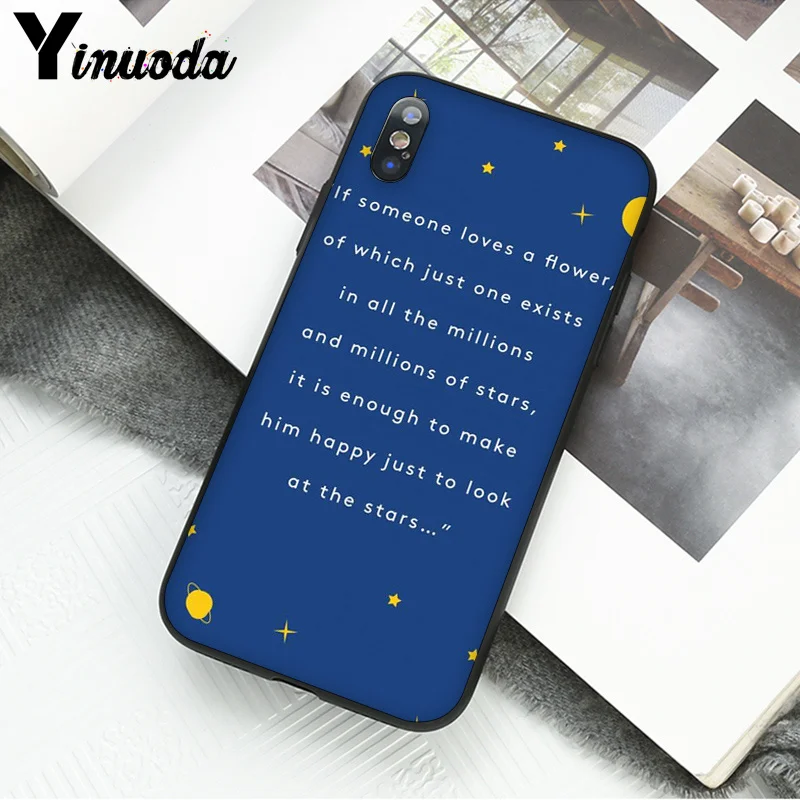 Роскошный высококачественный защитный чехол Yinuoda The Little Prince DIY для iPhone 8 7 6 6S Plus 5 5S SE XR X XS MAX Coque Shell