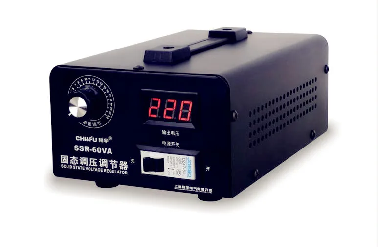 estabilizador de potencia Regulador de voltaje AC 220V 10000W Regulador de voltaje electrónico de tiristor ajustable de alta precisión 