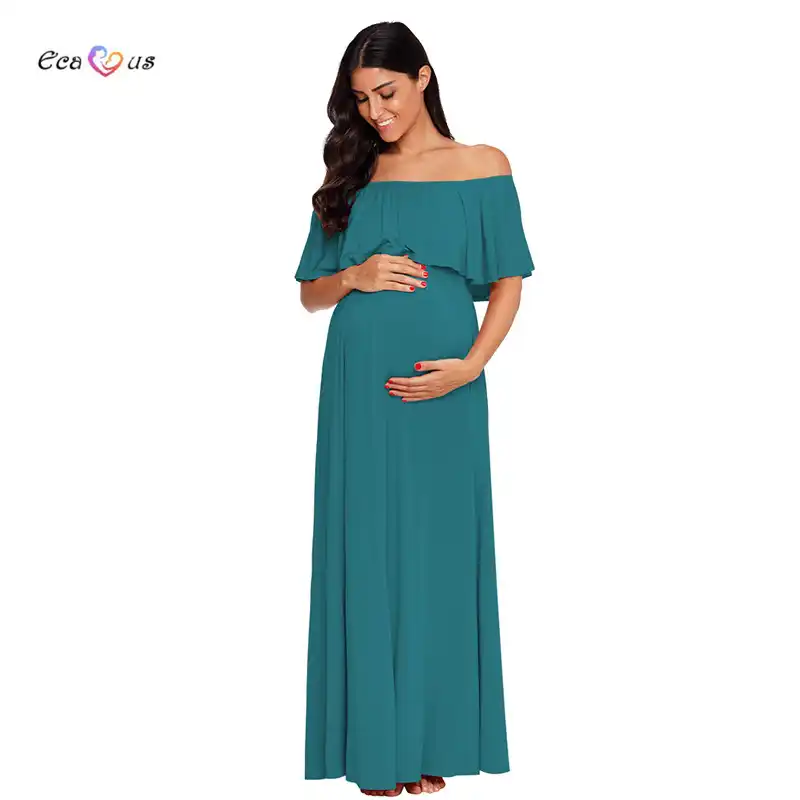 stretchy long dresses