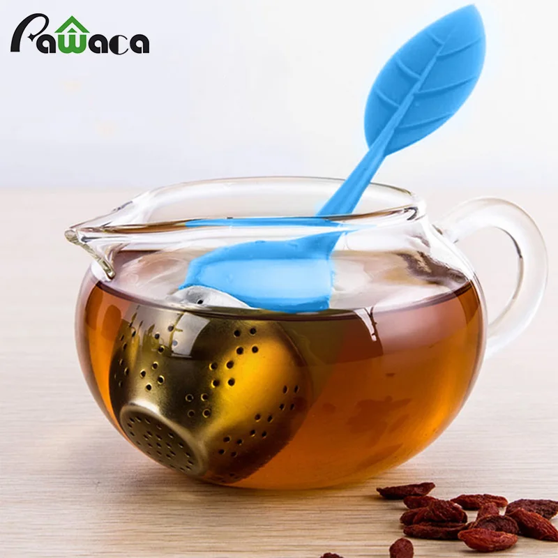 Silicone Tea Infuser Leaf Shapes Strainer Filter Infuser for Loose Leaf