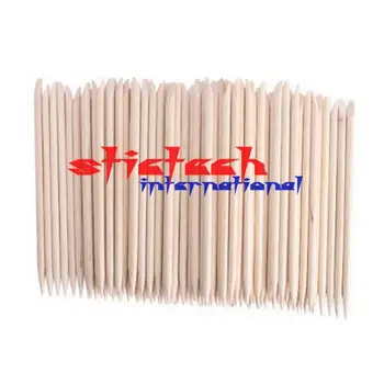 

by ems or dhl 100sets 100pc/set Nail Art Orange Wood Stick Cuticle Pusher Remover Pedicure Manicure Tool