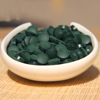 

Green Food Health 1000 Pills Quality Approved Anti-fatigue Anti-radiation Enhance-immune 250g Green Natural Spirulina Health Tea
