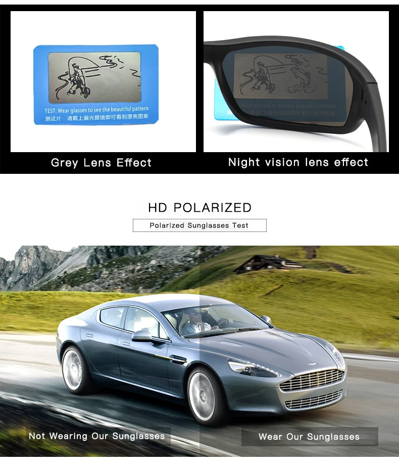 LongKeeper Polarisierte Sonnenbrille Männer 2020 Marke Design Schwarz Fahren Sport Sonnenbrille Klassische Spiegel_voghion.com