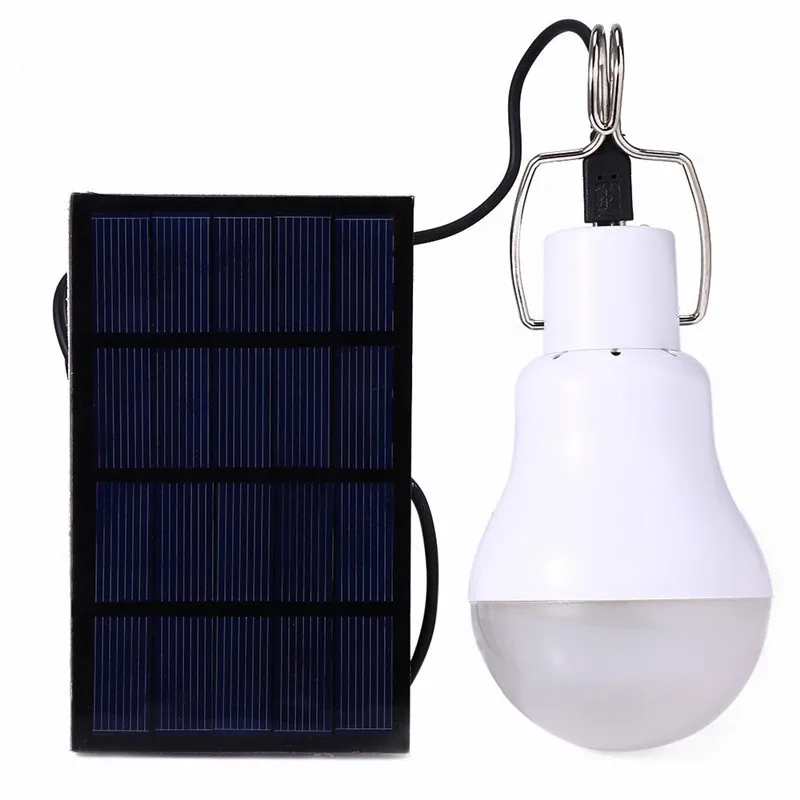 Solar Power Outdoor Led Light Portable Lanterns Solar Lamp with Solar Panel LED Bulb Camping Lights Hiking Led Lamp Night Light portable led handbag lamp novelty funny egg light outdoor suspension handbag bag lighting night light sos flashing lights